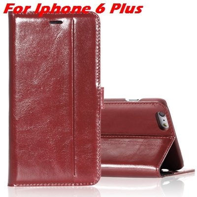 For Iphone 6 Leather Case Luxury Genuine Leather Case For Iphone 6 32266034858-5-Brown For I6 Plus