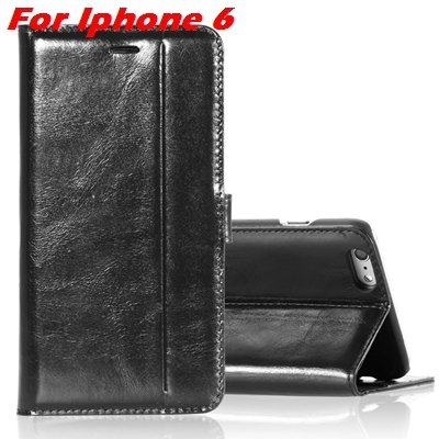 For Iphone 6 Leather Case Luxury Genuine Leather Case For Iphone 6 32266034858-7-Black For Iphone 6
