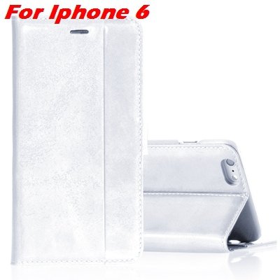 For Iphone 6 Leather Case Luxury Genuine Leather Case For Iphone 6 32266034858-10-White For Iphone 6
