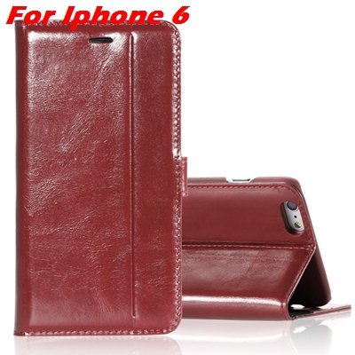 For Iphone 6 Leather Case Luxury Genuine Leather Case For Iphone 6 32266034858-11-Brown For Iphone 6