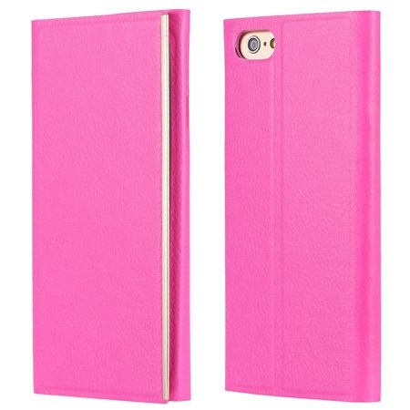 For Iphone 6 Leather Case Luxury Tendon Genuine Leather Case For I 32264069515-2-Hot Pink