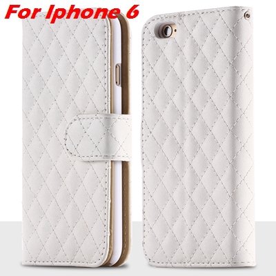 For Iphone 6 Case Vintage Luxury Business Sheapskin Grid Leather C 32257953439-2-White for Iphone 6