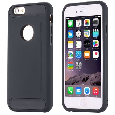 Gold Luxury Slim Skin Kick-Stand Hard Back Case For Iphone 6 4.7In 32265626720-6-Black