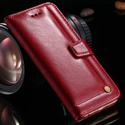 For Iphone 6 Real Leather Case Retro Luxury Original Genuine Leath 32266419115-2-Red