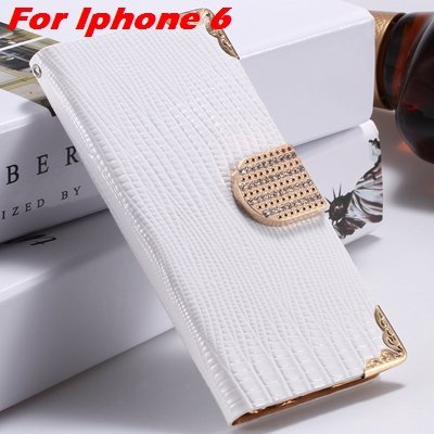 For Iphone 6 Diamond Case Girl'S Cute Luxury Bling Rhinestone Pu L 32266230500-2-White For Iphone 6
