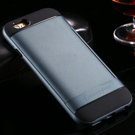 I6 Kickstand Crad Slot Pc + Tpu Hard Back Case For Iphone 6 4.7Inc 32305570365-3-Navy Blue