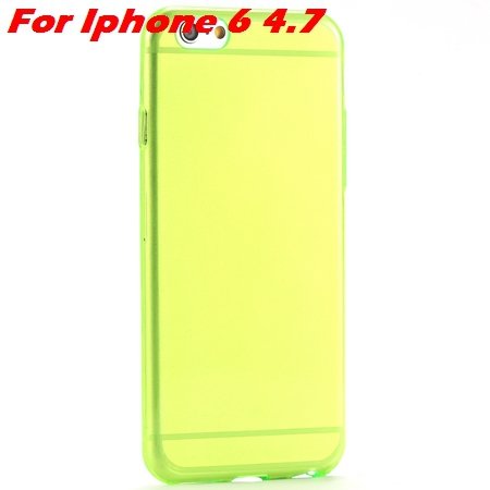 High Quality Soft Back Cover Shell For Iphone6 4.7"" Ultra Light Cl 32222098041-3-Green For Iphone 6
