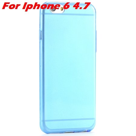 High Quality Soft Back Cover Shell For Iphone6 4.7"" Ultra Light Cl 32222098041-4-Blue For Iphone 6