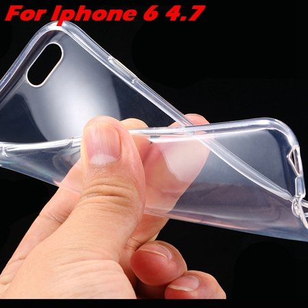 High Quality Soft Back Cover Shell For Iphone6 4.7"" Ultra Light Cl 32222098041-5-Clear For Iphone 6
