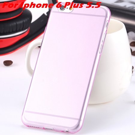 High Quality Soft Back Cover Shell For Iphone6 4.7"" Ultra Light Cl 32222098041-16-Pink For I6 Plus