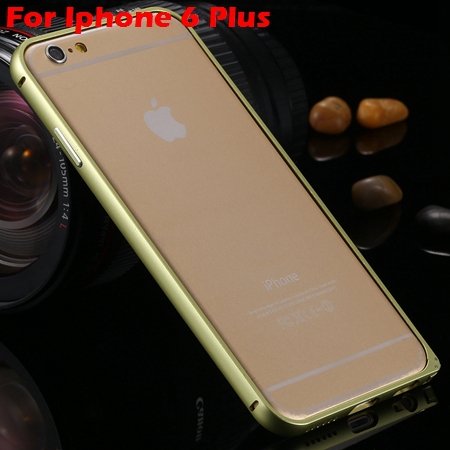 Ultra Thin Aluminum Bumper Luxury Frame Metal Case For Iphone 6 Pl 32214515559-10-Yellow For I6 Plus