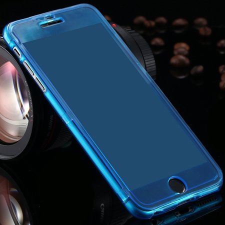 For Iphone6 5.5 Case Flexible Durable Transparent Clear Case For I 2053012130-5-Blue