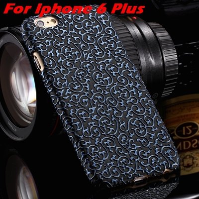 2015 Gold Luxury Palace 3D Flower Pu Leather Case For Iphone 6 /Ip 32258106290-7-Blue For I6 Plus
