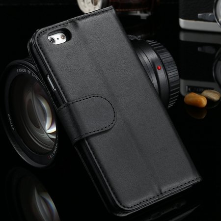 For Iphone 6 Plus Wallet Case Luxury Flip Pu Leather Case For Ipho 2055768856-1-Black