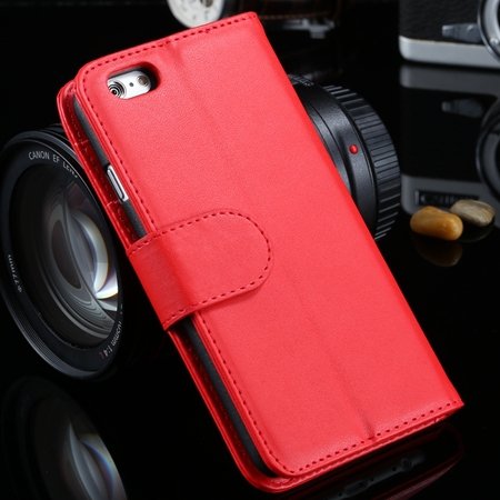 For Iphone 6 Plus Wallet Case Luxury Flip Pu Leather Case For Ipho 2055768856-4-Red