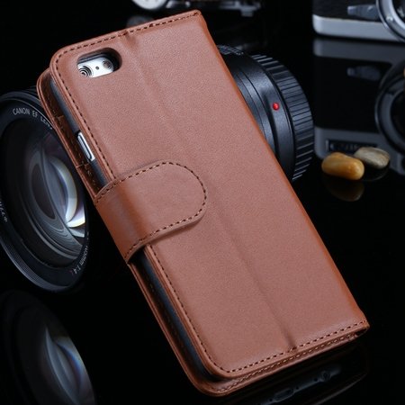For Iphone 6 Plus Wallet Case Luxury Flip Pu Leather Case For Ipho 2055768856-8-Brown