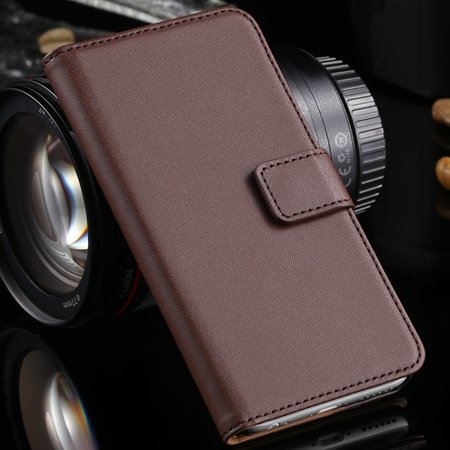 Luxury Retro Top Quality Genuine Leather Case For Iphone 6 Plus 5. 32213204541-5-Brown