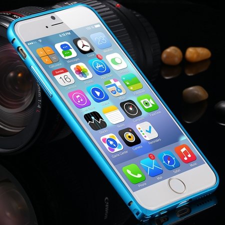 Gold Retro Ultra Thin Deluxe Frame Phone Case For Iphone 6 Plus 5. 32213512508-3-Blue