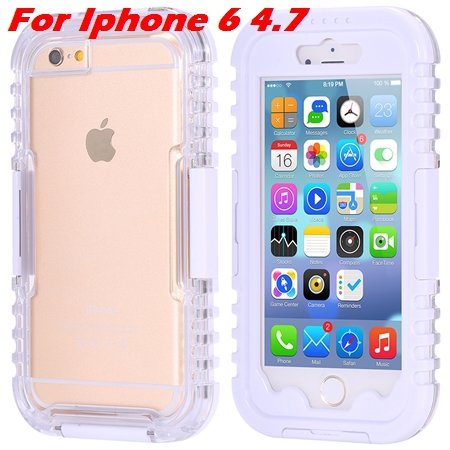 For Iphone 6 Plus Waterproof Case Hot Hard Pc + Soft Silicone Hybi 32276690163-6-White For Iphone 6
