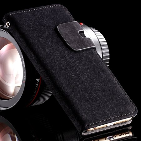 Retro Luxury Crad Slot Stand Wallet Flip Leather Case For Iphone 6 32237833397-1-Black