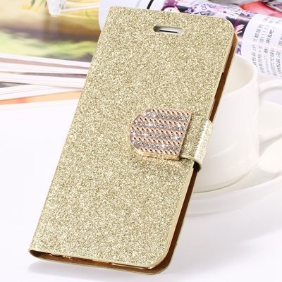 2015 New Arrival Luxury Shiny Gold Diamond Leather Case For Iphone 32267710327-2-Gold