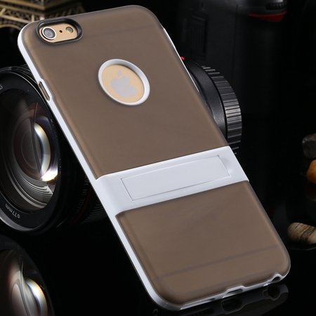 Newest Protective Pricise Hole Tpu Case For Iphone 6 Plus 5.5"" Tri 2046613690-2-Gray