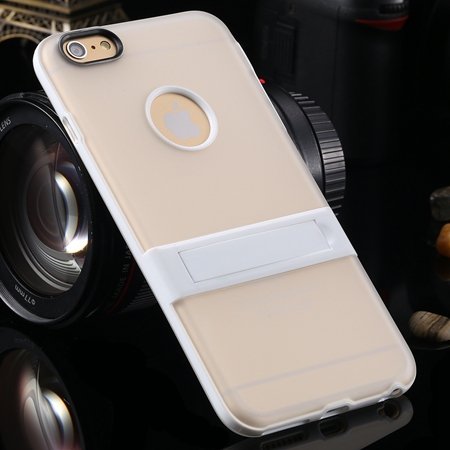 Newest Protective Pricise Hole Tpu Case For Iphone 6 Plus 5.5"" Tri 2046613690-3-White