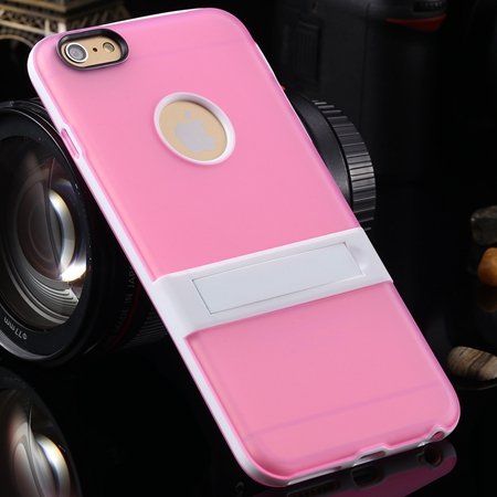 Newest Protective Pricise Hole Tpu Case For Iphone 6 Plus 5.5"" Tri 2046613690-8-Pink