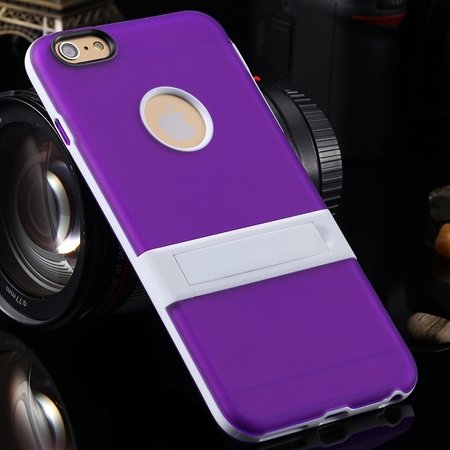 Newest Protective Pricise Hole Tpu Case For Iphone 6 Plus 5.5"" Tri 2046613690-10-Purple