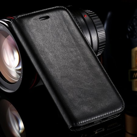 Vintage Luxury Original Pu Leather Case For Iphone 6 Plus Flip Pho 32265514801-1-Black