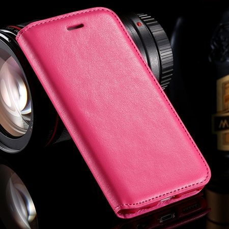 Vintage Luxury Original Pu Leather Case For Iphone 6 Plus Flip Pho 32265514801-4-Hot Pink
