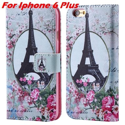 For Iphone 6 Leather Case Premium Wallet Stand Flip Card Slot Pu L 32255156267-7-For Iphone 6 Plus