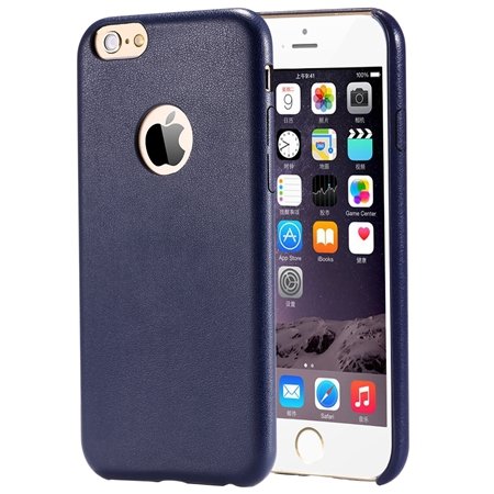 Gold Luxury Back Pu Leather Case For Iphone 6 Plus 5.5Inch Cell Ph 32271193158-6-Blue