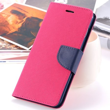 Retro Protective Pricise Hole Cover Shell Luxury High Quality Pu L 2051789696-7-Hot Pink