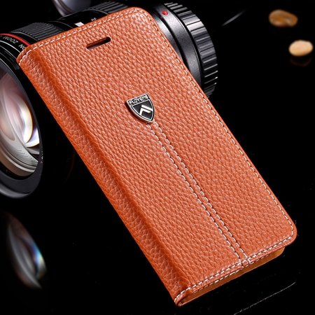 Luxury Business Top Quality Flip Genuine Leather Cover Case For Ap 32271242622-2-Brown