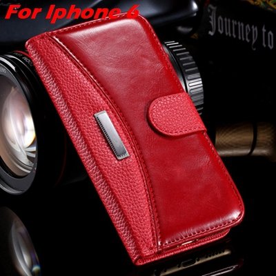 Retro Classic Business Style Pu Leather Case For Iphone 6 Plus Mob 32254553998-7-Red For I6 Plus