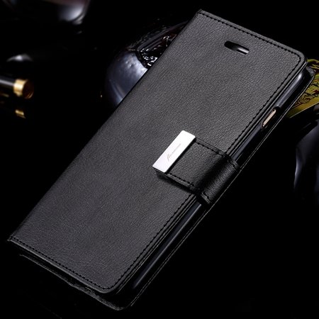 For Iphone 6 Plus Leather Case Luxury Men Women Flip Pu Leather Ca 32278142450-1-Black