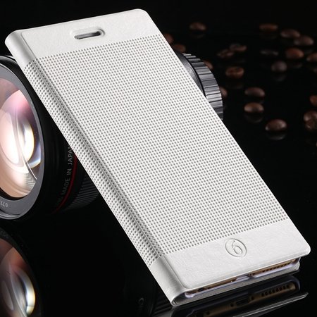 Luxury Retro Red Grid Pattern Pu Flip Leather Case For Apple Iphon 32226170304-4-White