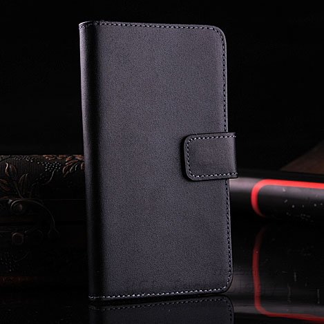 Retro Real Leather Case For Htc One M7 801E Luxury Wallet Stand St 1625334201-1-Black