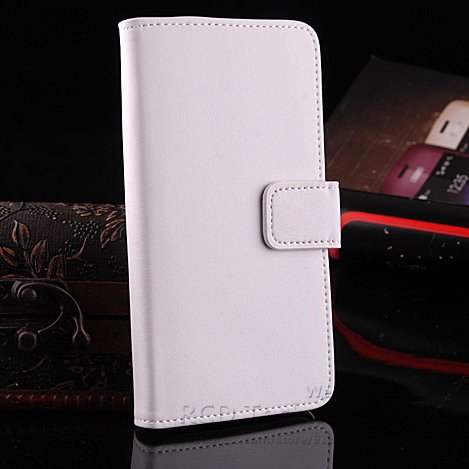 Retro Real Leather Case For Htc One M7 801E Luxury Wallet Stand St 1625334201-2-White