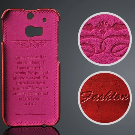 M8 Case Soft Wax Pu Leather Case For Htc One M8 Cell Phone Cases P 2047297653-2-Red