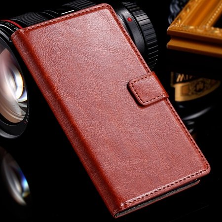 New Year Retro Pu Luxury Leather Case For Sony Lt36H C6603 Leather 1526973601-5-Brown