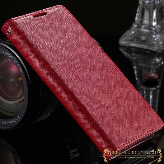 New Luxury Genuine Leather Case For Sony Xperia Z2 L50W Flip Walle 2008132819-3-red