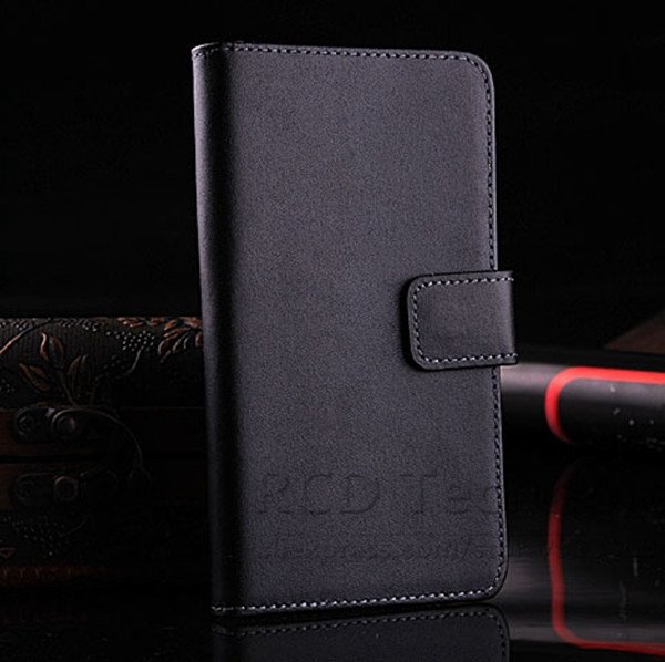 M7 Luxury Genuine Leather Case For Htc One M7 801E Flip Wallet Cas 1527023520-1-black