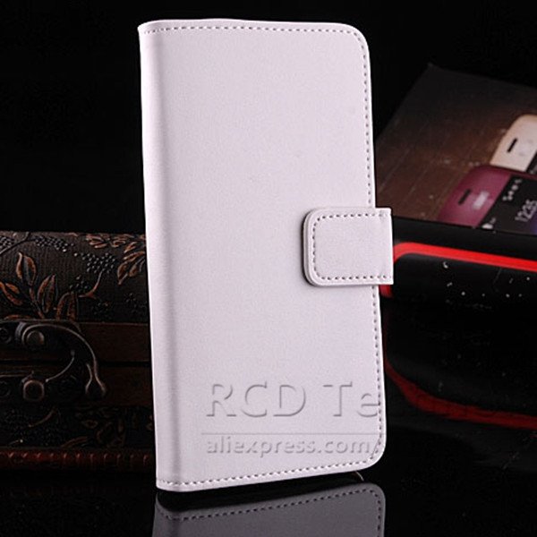 M7 Luxury Genuine Leather Case For Htc One M7 801E Flip Wallet Cas 1527023520-2-white