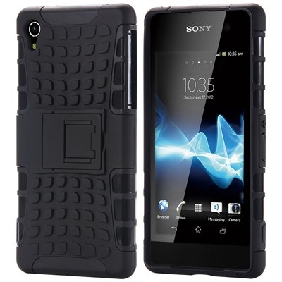 Z2 Unique Vintage Slip-Proof Pc Hard Back Case For Sony Xperia Z2 32270863006-3-Black