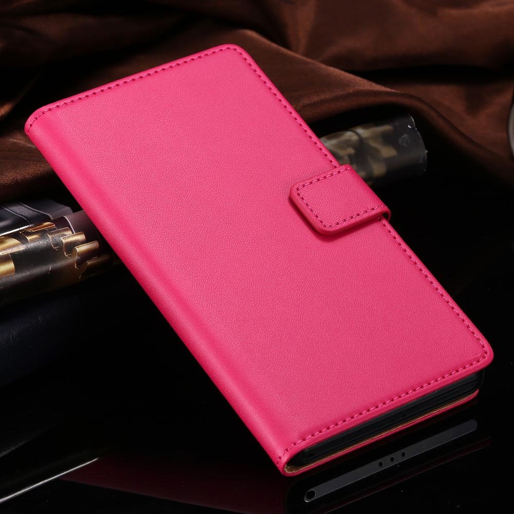 For Xperia Z2 Case Luxury Top Quality Genuine Leather Case For Son 1815119136-3-red