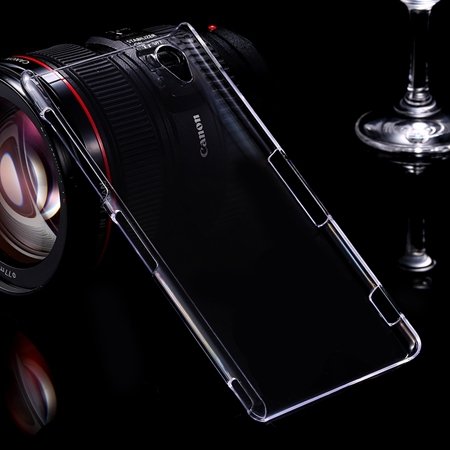 For Xperia Z3 Transparent Case Cool Simple Glass Crystal High Clea 32286871851-1-Clear