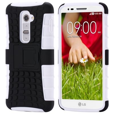 G2 Kick-Stand Hard Back Case For Lg G2 Optimus D801 F320 Korean Ar 32270514027-1-White
