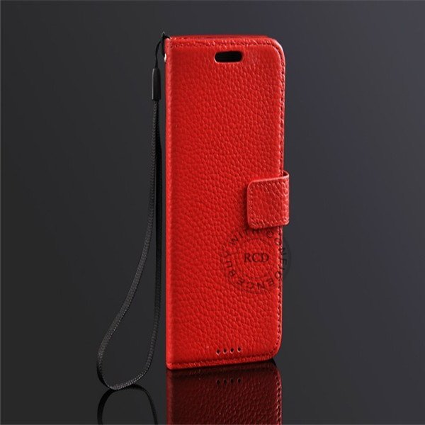 Retro Head Layer Cowhide Real Leather Case For Htc One M7 801E Fli 1527032421-1-Red